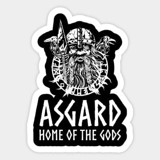 Asgard - Medieval Norse Mythology Viking God Odin Sticker